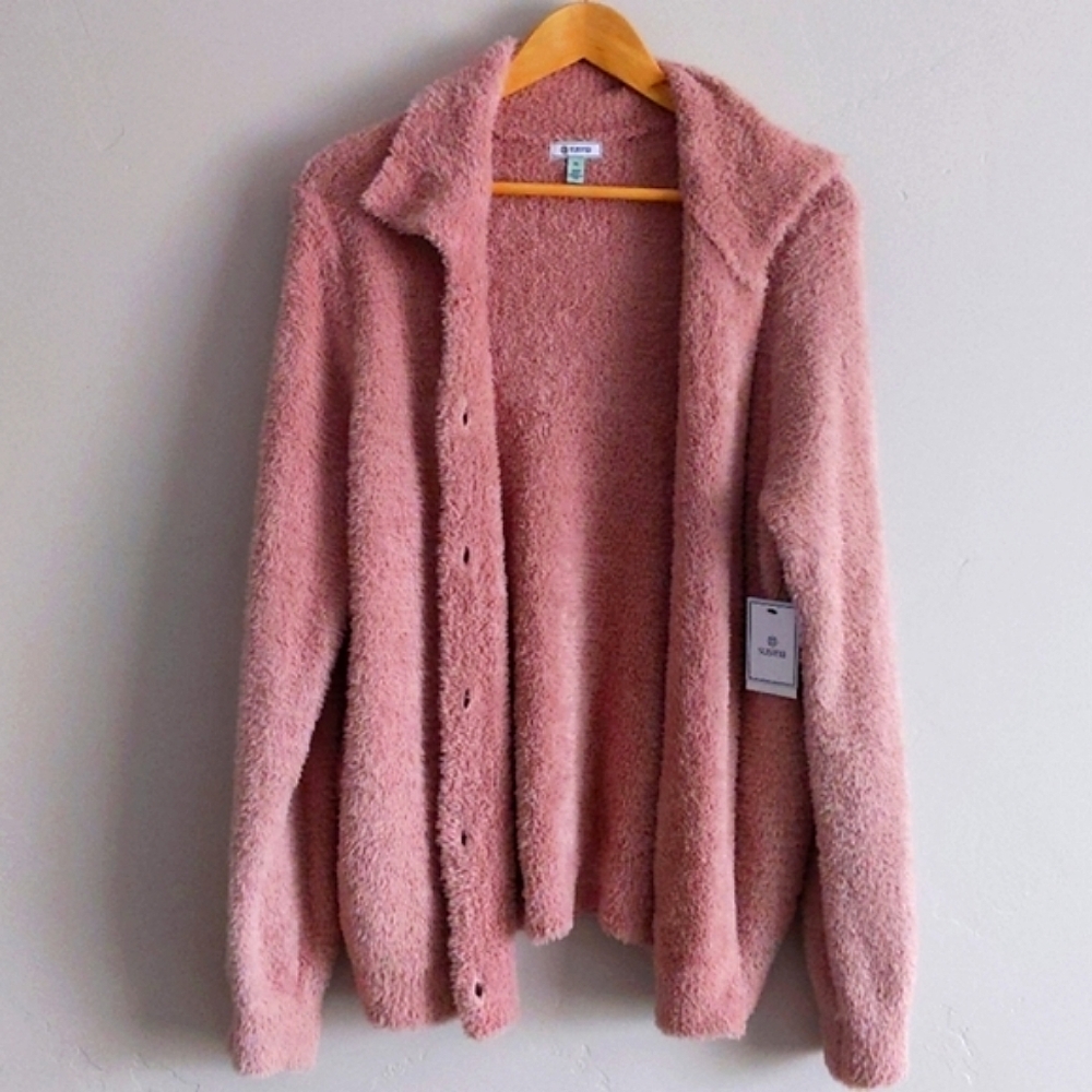 🆕🌿FUZZY BLUSH SWEATER🌿